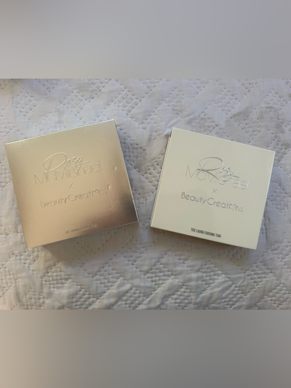 BEAUTY CREATIONS Rosy McMichael Vol 2-The Liquid Chrome Eyeshadow Trio NEW *read